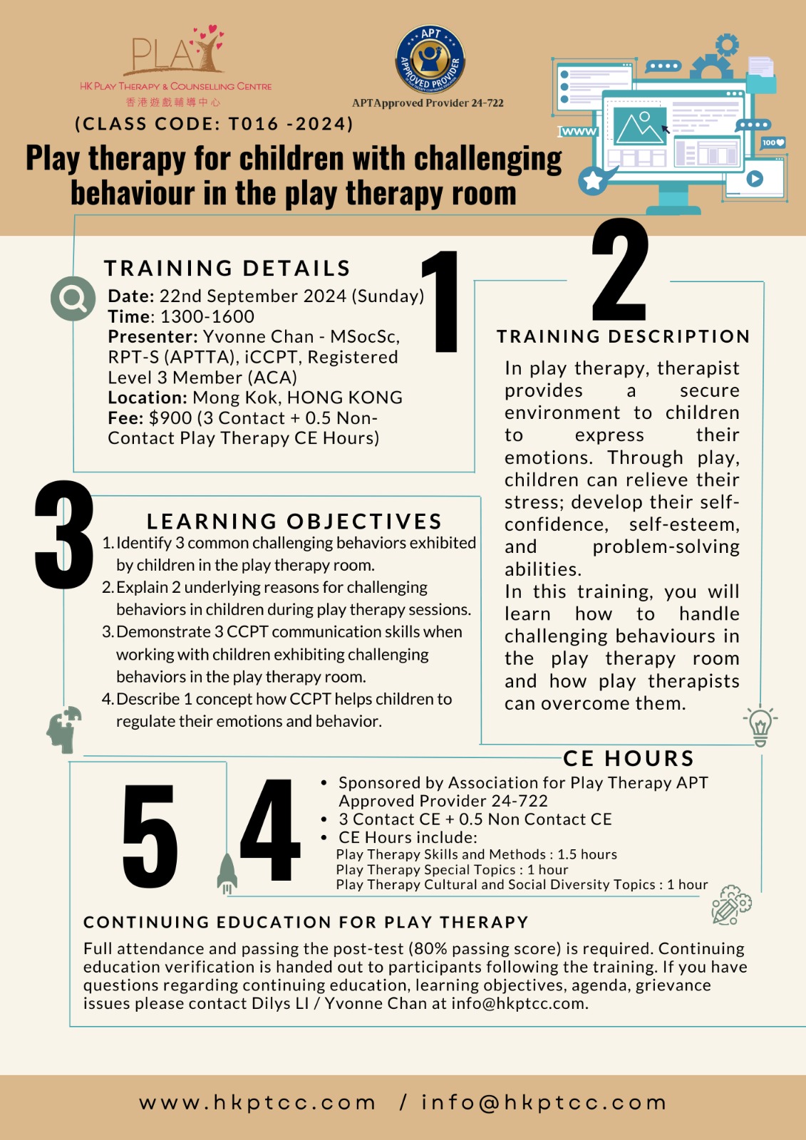 Play therapy for children with challenging behaviour in the play therapy room